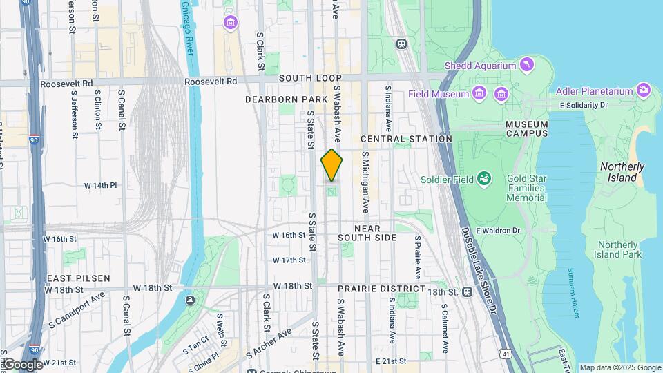 51 E 14th Pl Map and Location Details