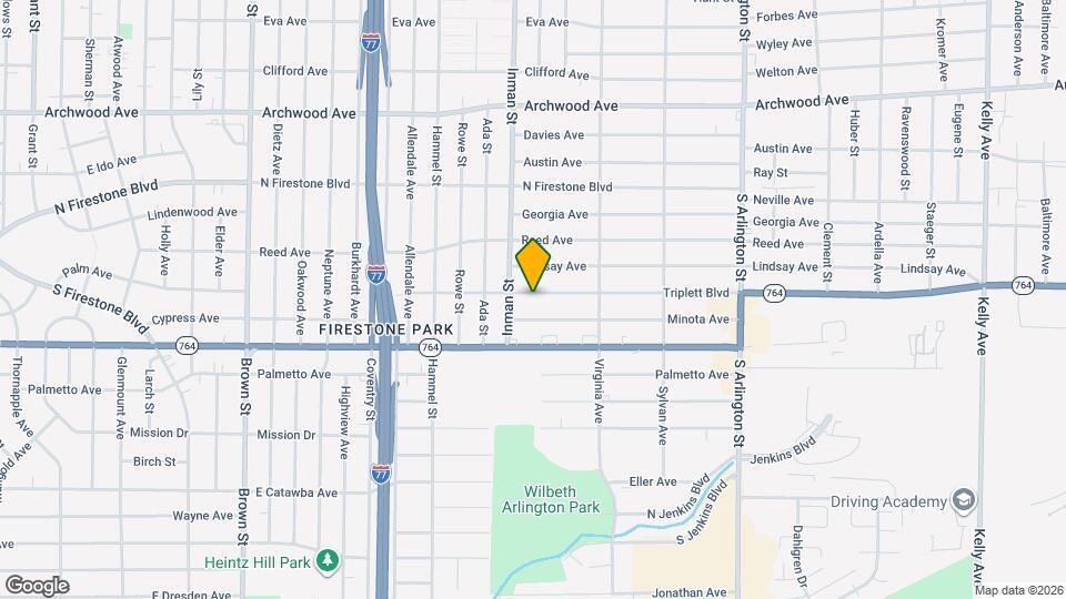 770 Triplett Blvd Map and Location Details