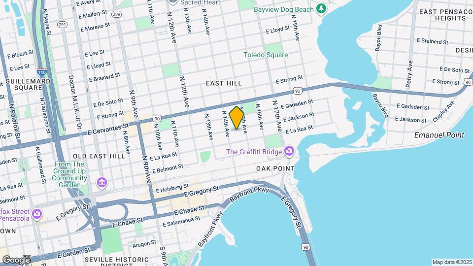 1413 E Jackson St Map and Location Details