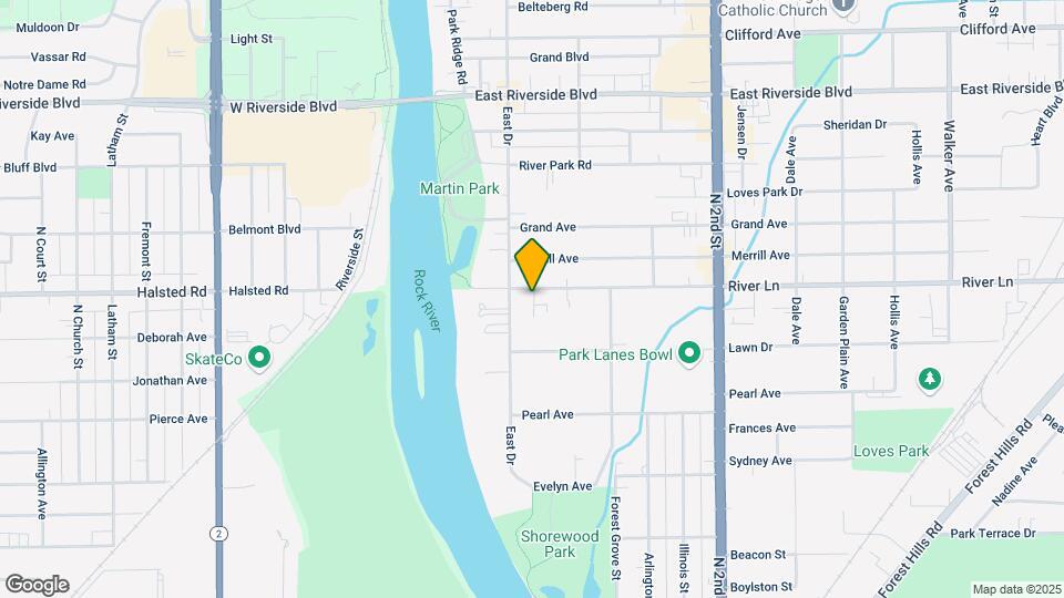 Large 2 bedroom townhomes with carport Map and Location Details