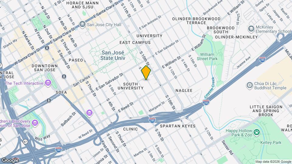 Casa Feliz Studios Mapa y Detalles de la Ubicación