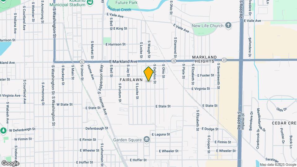1128 S Waugh St Map and Location Details