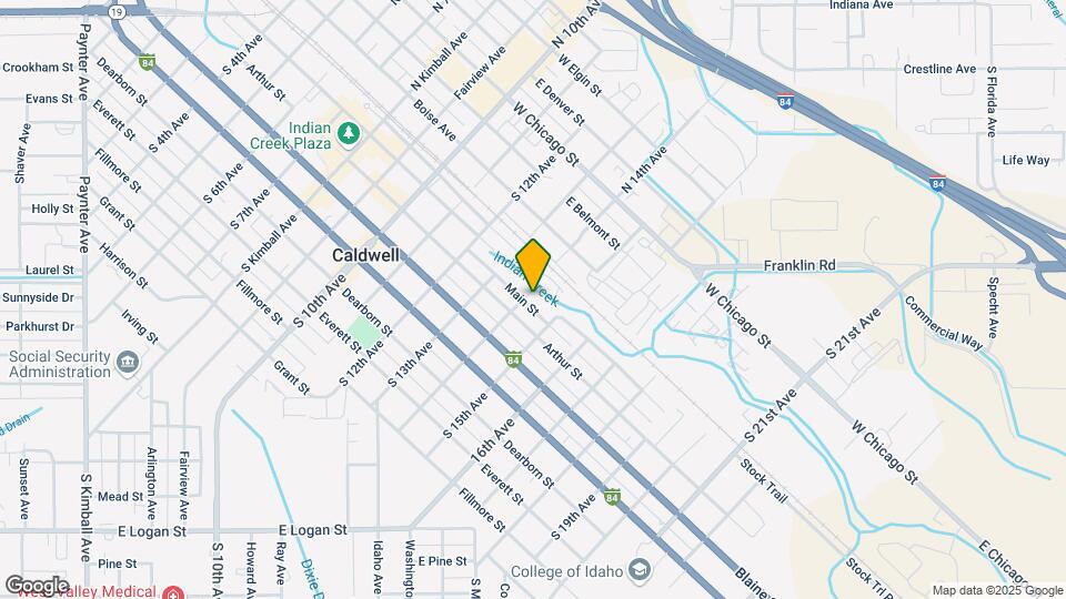105 S 14th Ave Map and Location Details