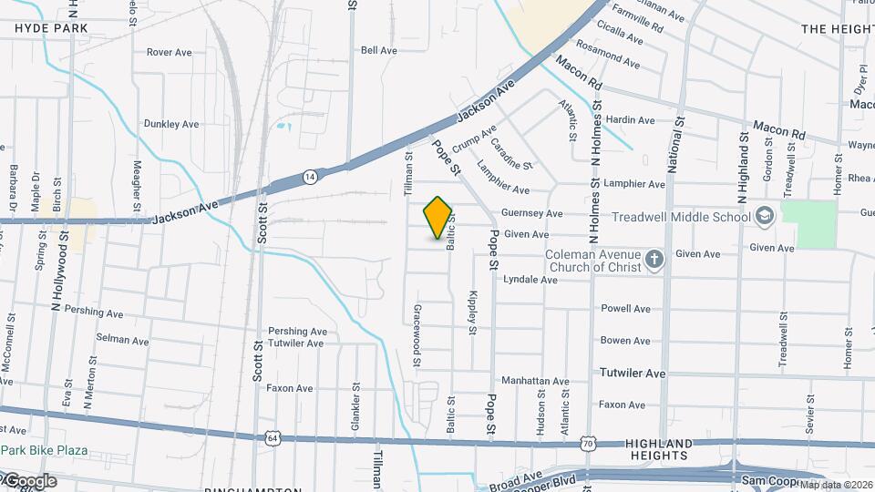 3068 Coleman Ave Map and Location Details