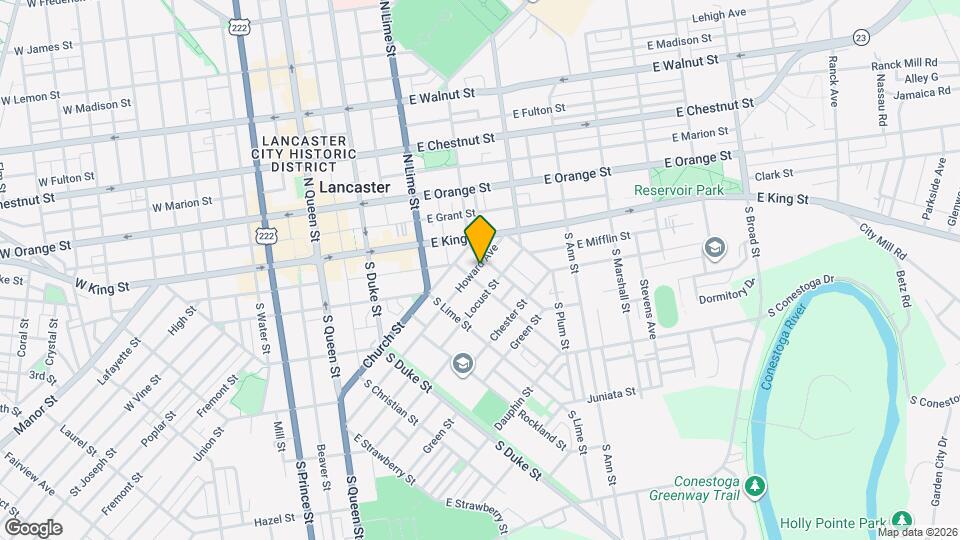 61 Howard Ave Map and Location Details