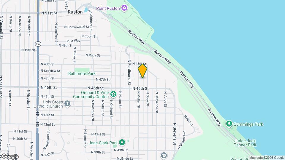 4621 N Mullen St Map and Location Details