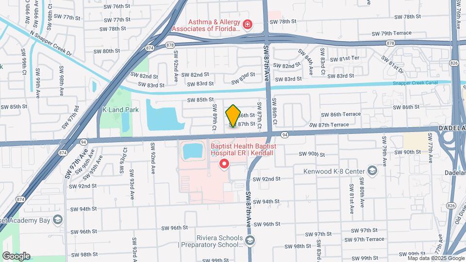 8861 SW 88th St Mapa y Detalles de la Ubicación