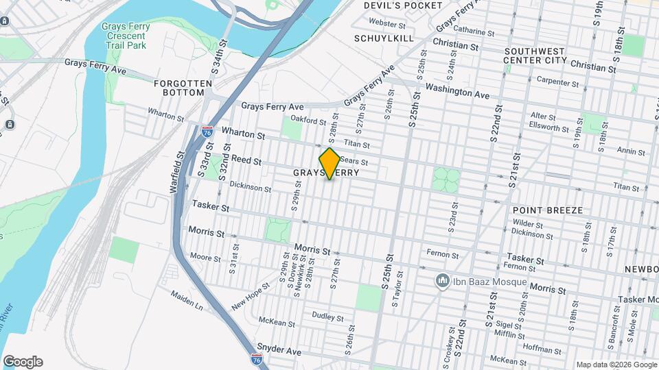 1424 S Marston St Map and Location Details