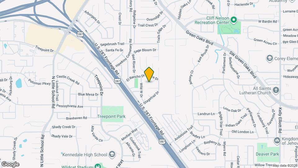 5718 Red Cactus Ct Map and Location Details