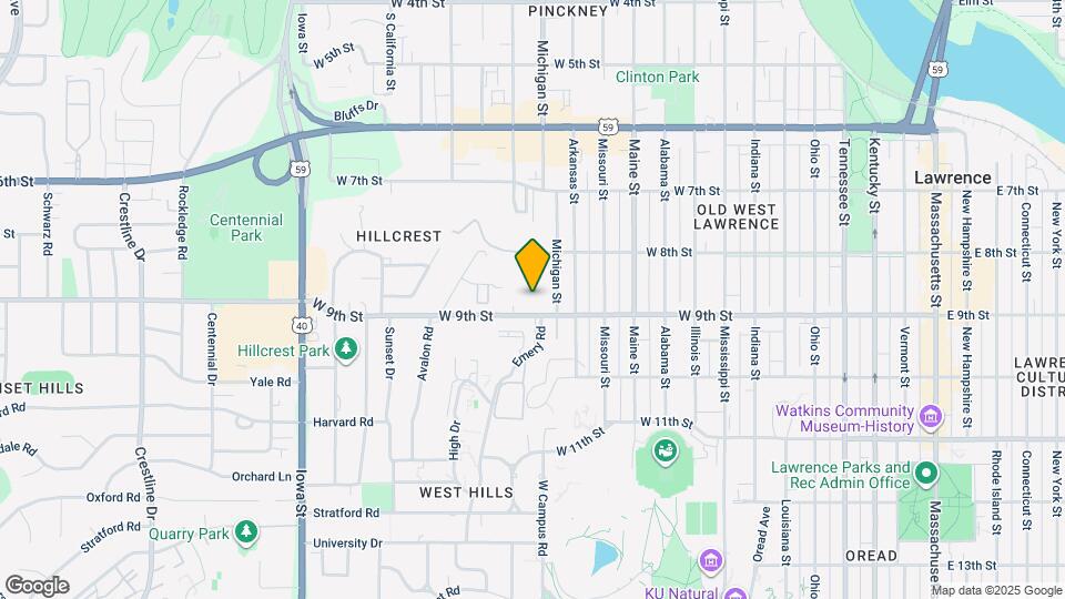 837 Michigan St Map and Location Details