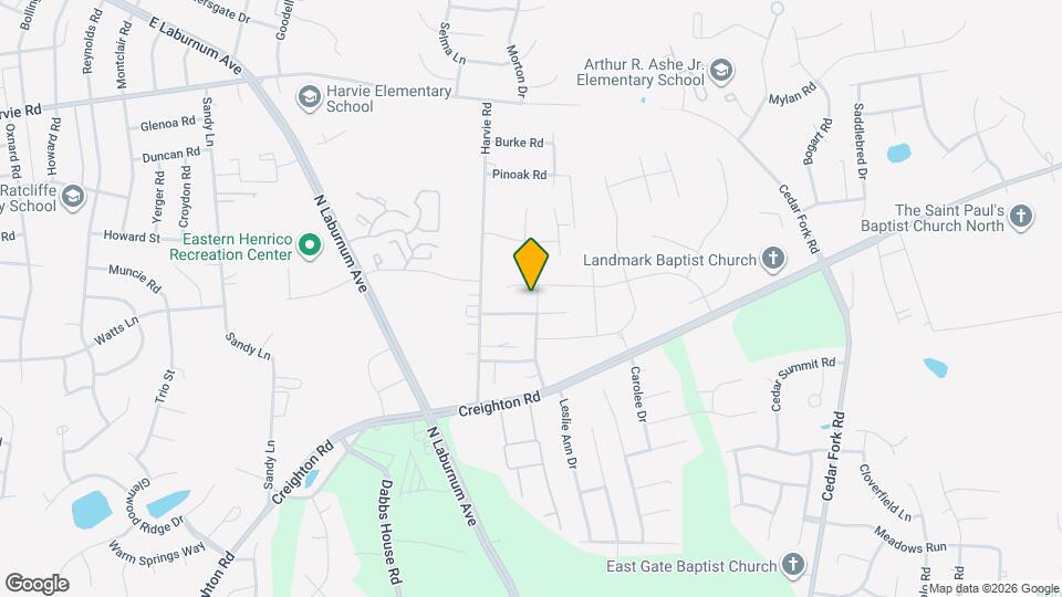 3905 Harvest Crest Dr Map and Location Details