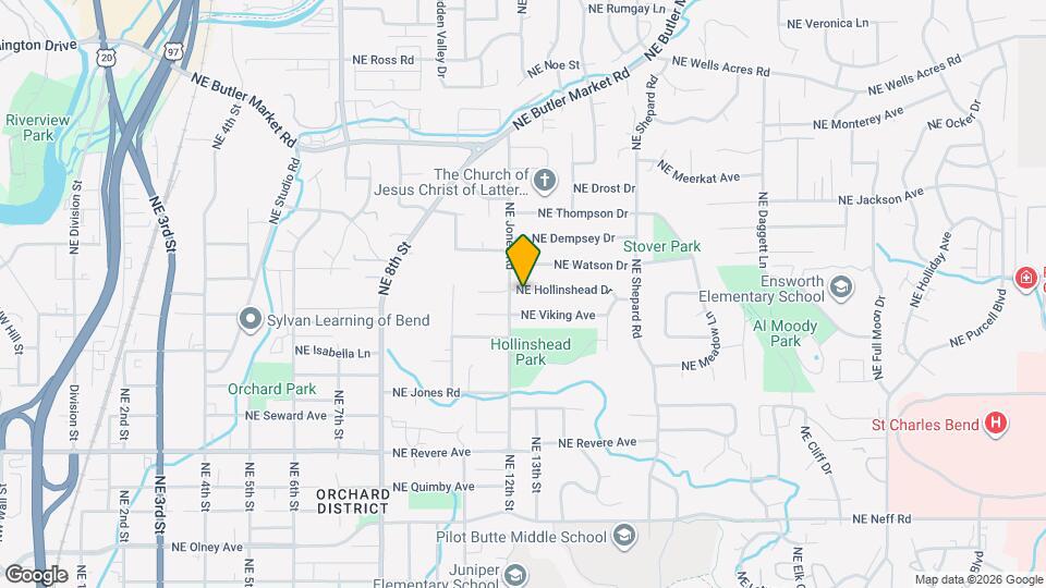1213 NE Hollinshead Dr Map and Location Details
