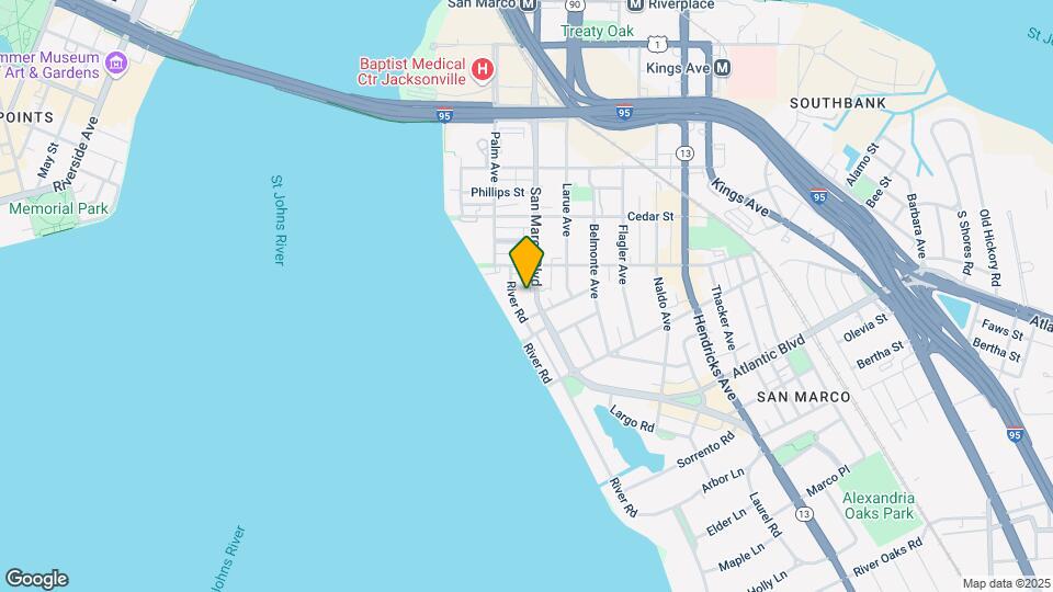 1644-1646 San Marco Blvd Map and Location Details