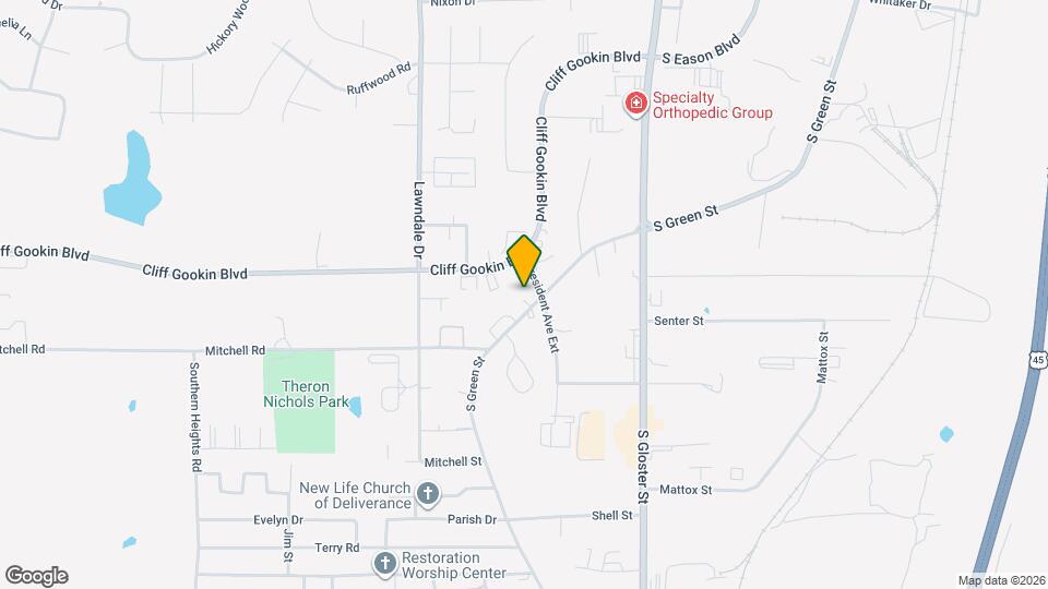 2869 S Green St Map and Location Details