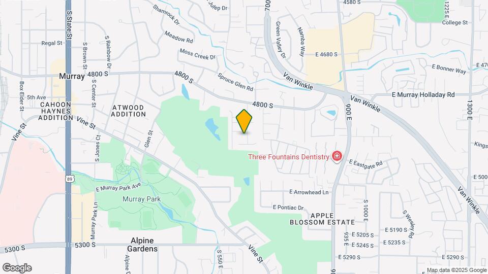 5000 S Lincoln St Map and Location Details