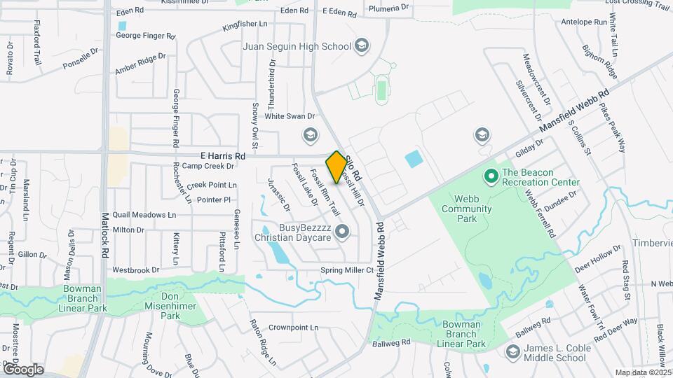 7218 Fossil Garden Dr Map and Location Details