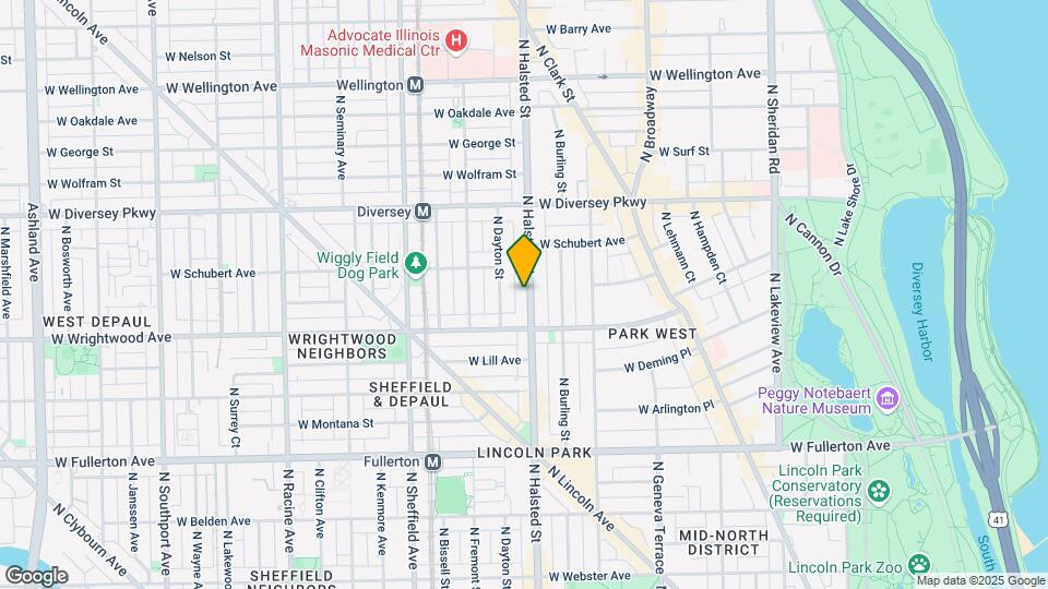 2632 N Halsted St, Unit 4 Map and Location Details