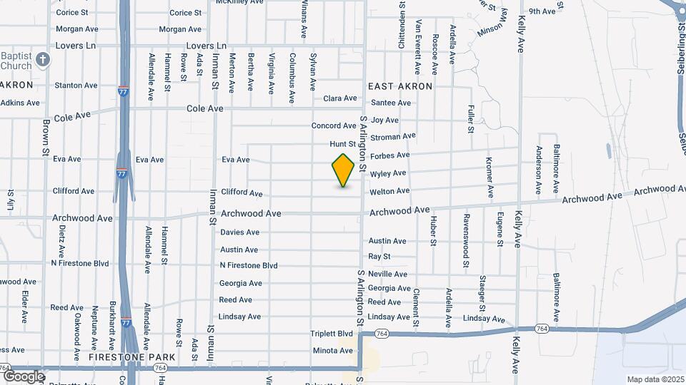 975 Clifford Ave Mapa y Detalles de la Ubicación
