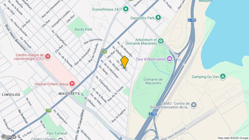 1479-1495 De Léry Av Map and Location Details