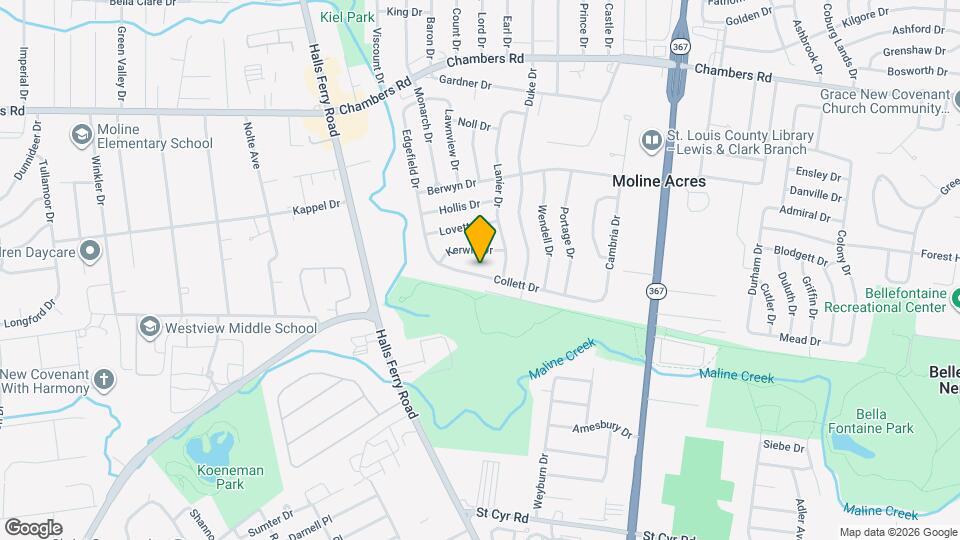 2235 Collett Dr Mapa y Detalles de la Ubicación