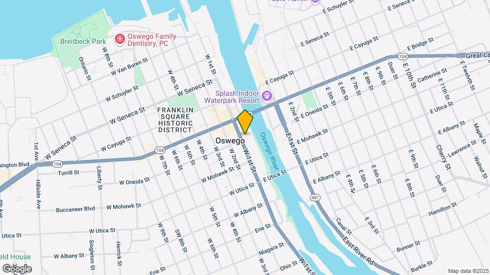219 W 1st St Map and Location Details