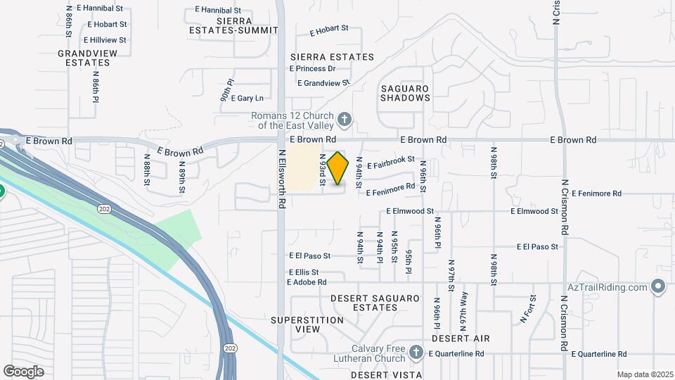 9318 E Fairfield St Map and Location Details