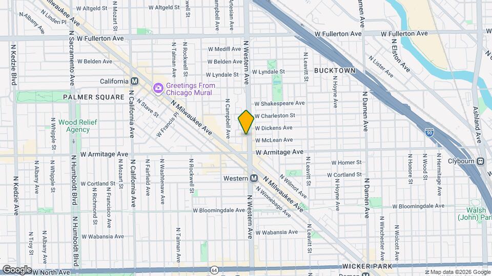 2401 W McLean Ave Mapa y Detalles de la Ubicación