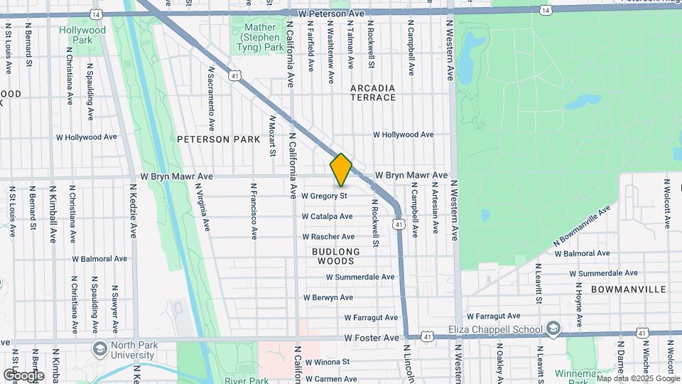 2650 W Gregory St, Unit 1W Map and Location Details
