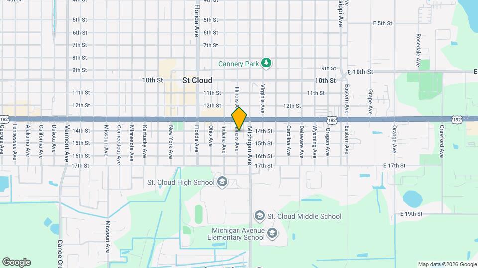 1407 Illinois Ave Map and Location Details