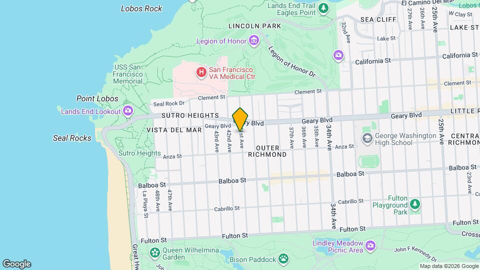 531 41st Ave Map and Location Details