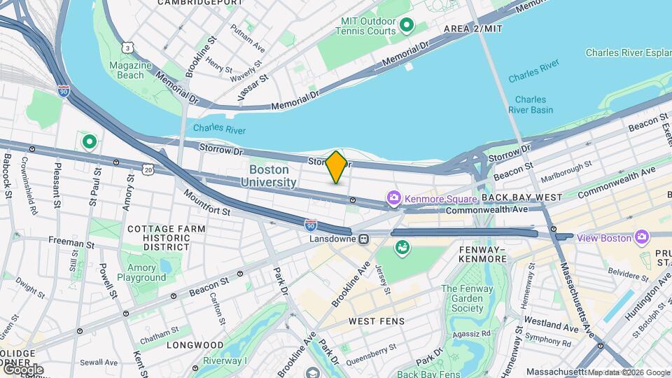 621 Commonwealth Ave, Unit G3 Mapa y Detalles de la Ubicación