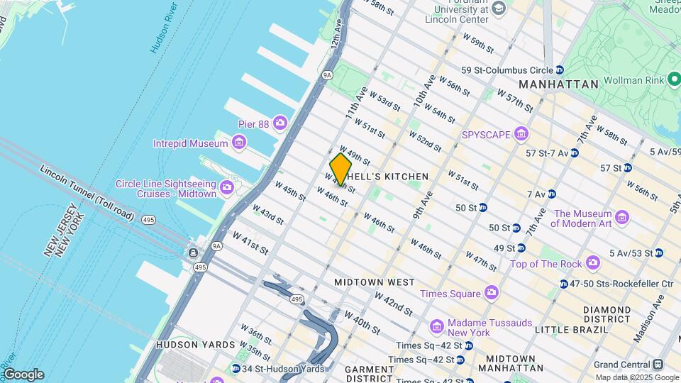 530-532 W 47th St Mapa y Detalles de la Ubicación