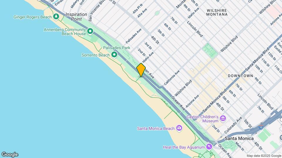 936 Palisades Beach Rd Map and Location Details