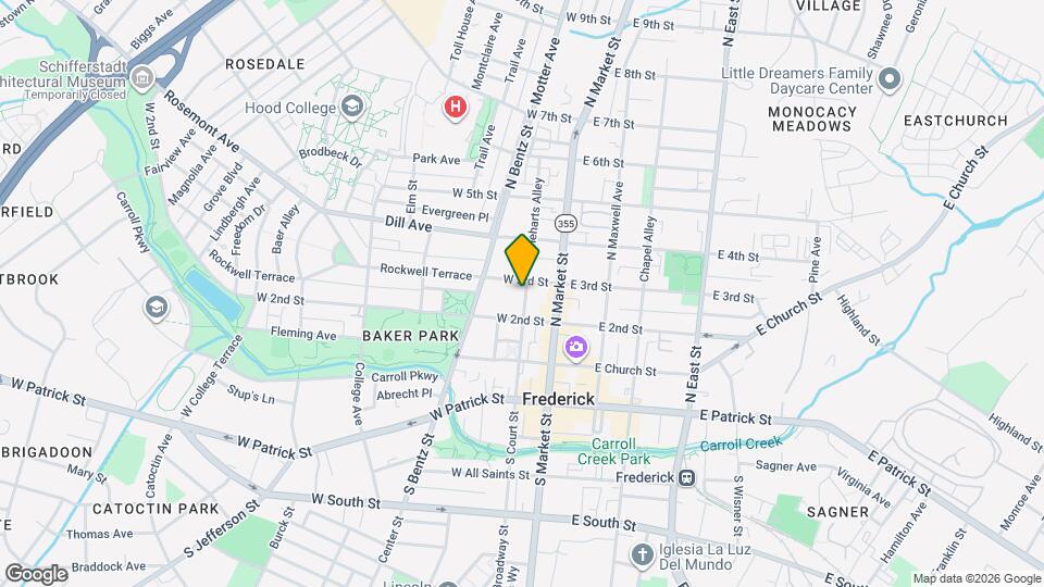 104 W 3rd St Map and Location Details