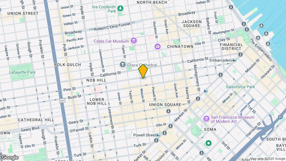 899 Pine St Mapa y Detalles de la Ubicación