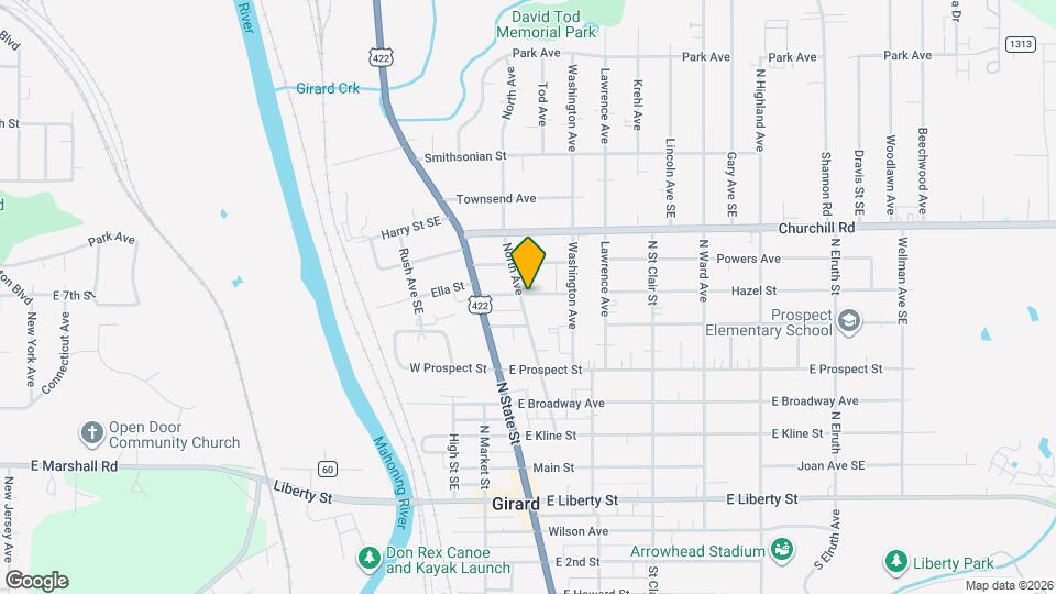 103 Hazel St Map and Location Details