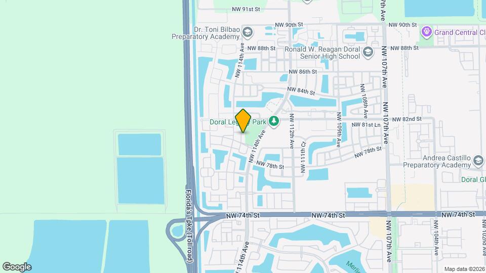 8041 NW 114th Pl Map and Location Details