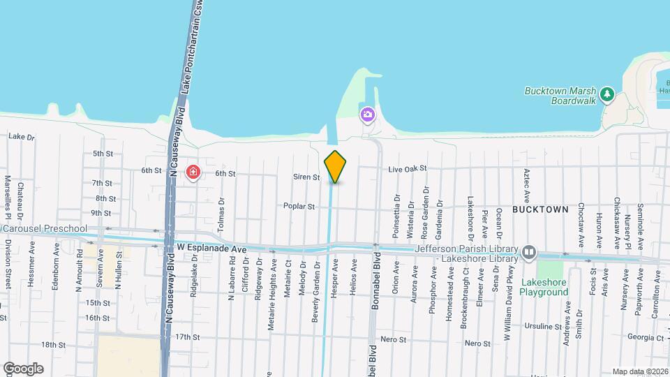 1424 Hesper Ave Map and Location Details