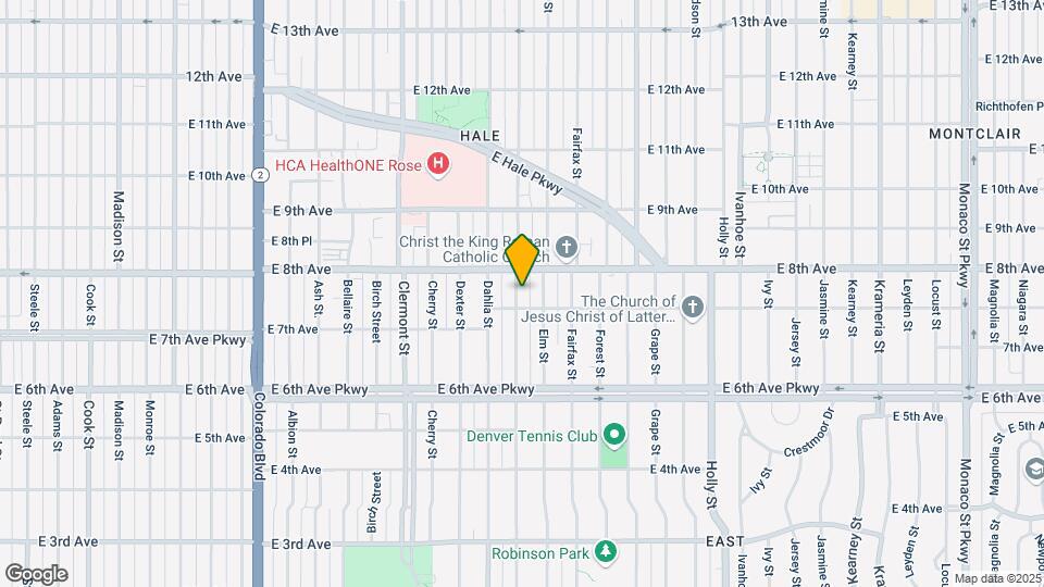 764 Eudora St Map and Location Details