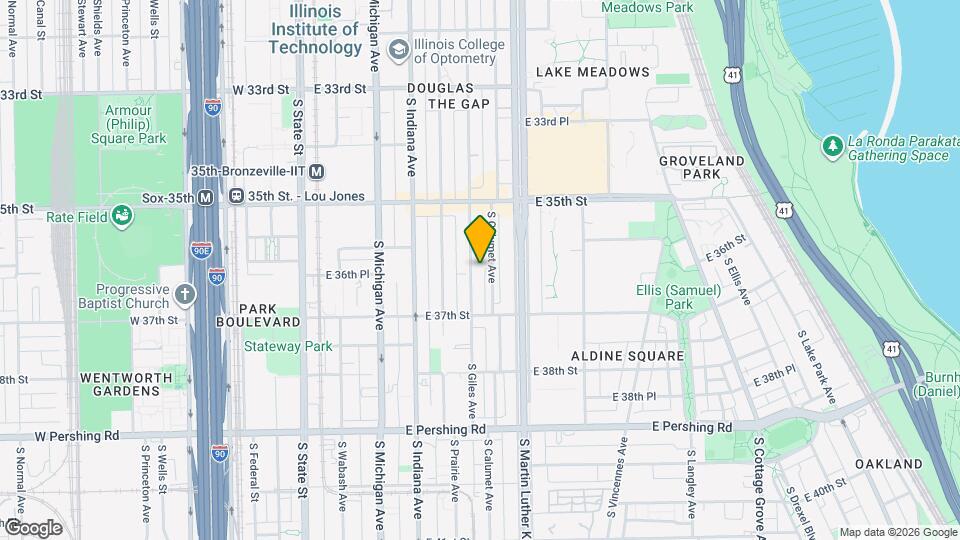 3609 S Giles Ave Map and Location Details
