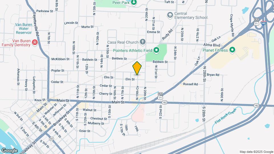 307 N 19th St Map and Location Details