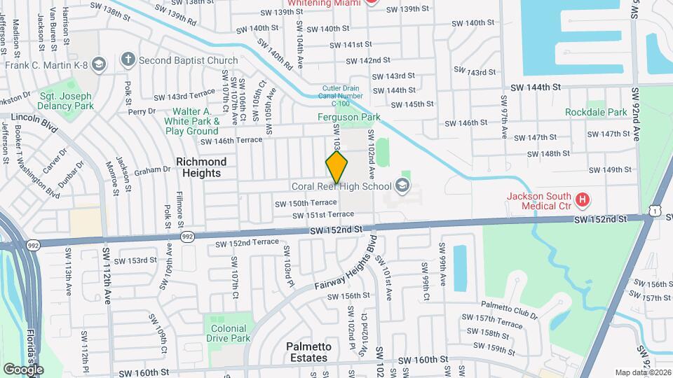 10305 SW 149th Ter Map and Location Details