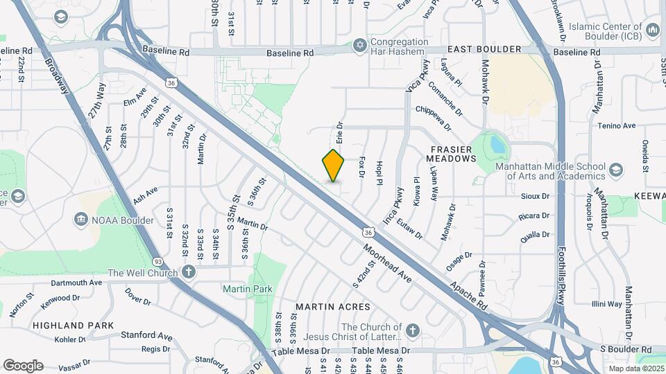3821 Apache Ct Map and Location Details
