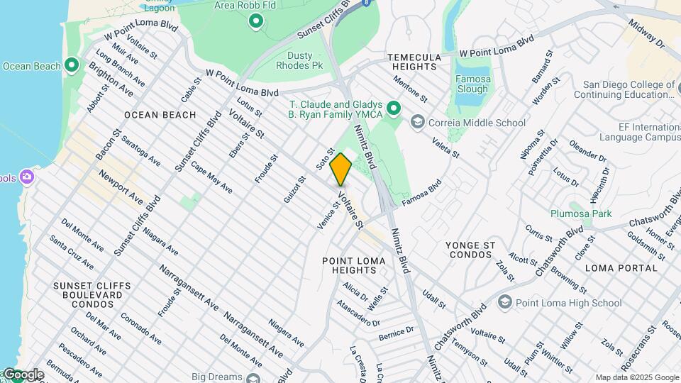 4314 Voltaire St Map and Location Details