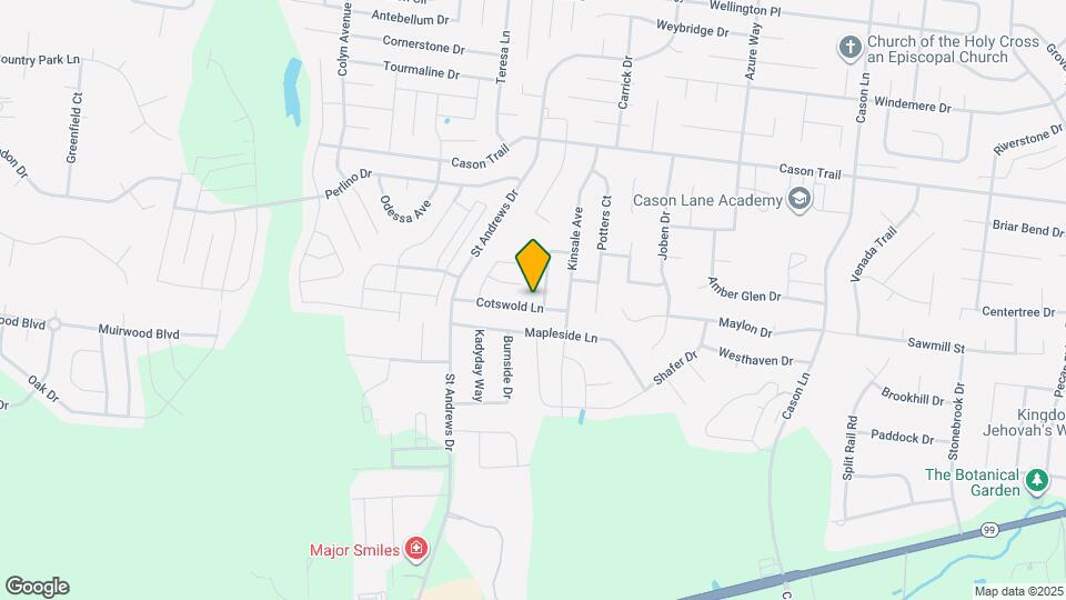 3322 Cotswold Ln Mapa y Detalles de la Ubicación