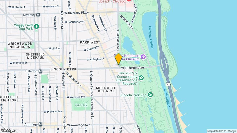 2400 N Lakeview Ave Map and Location Details