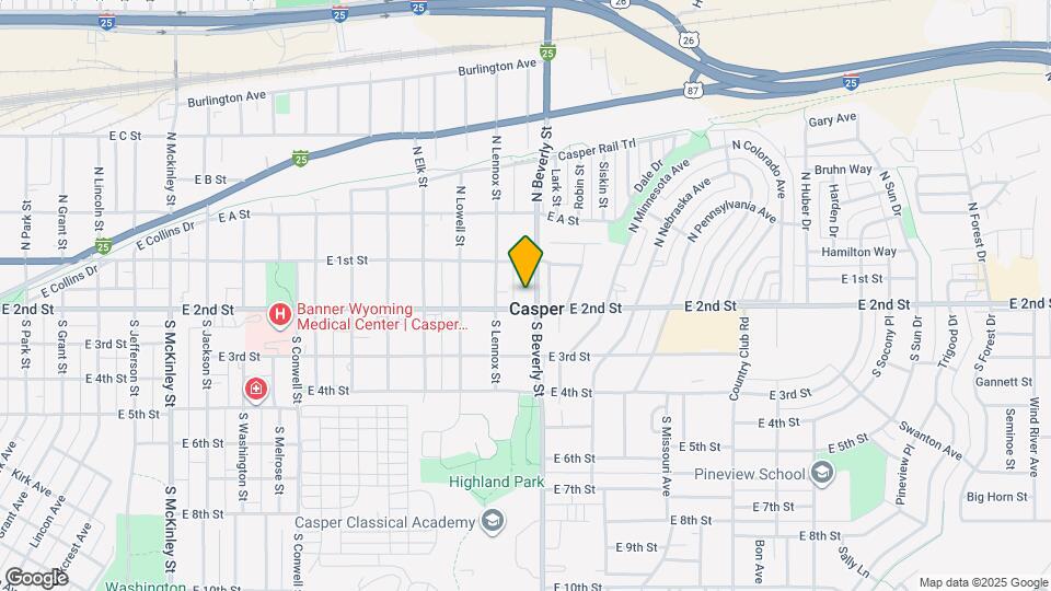 154 S Beverly St Map and Location Details