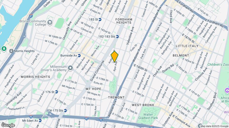 2065-2067 Ryer Avenue Map and Location Details