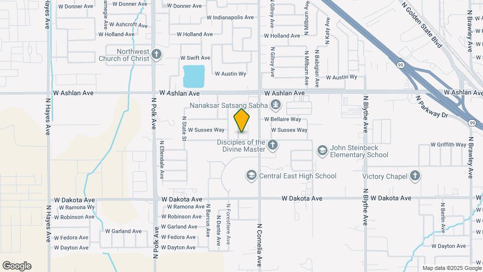 3782 N Cleo Ave Map and Location Details