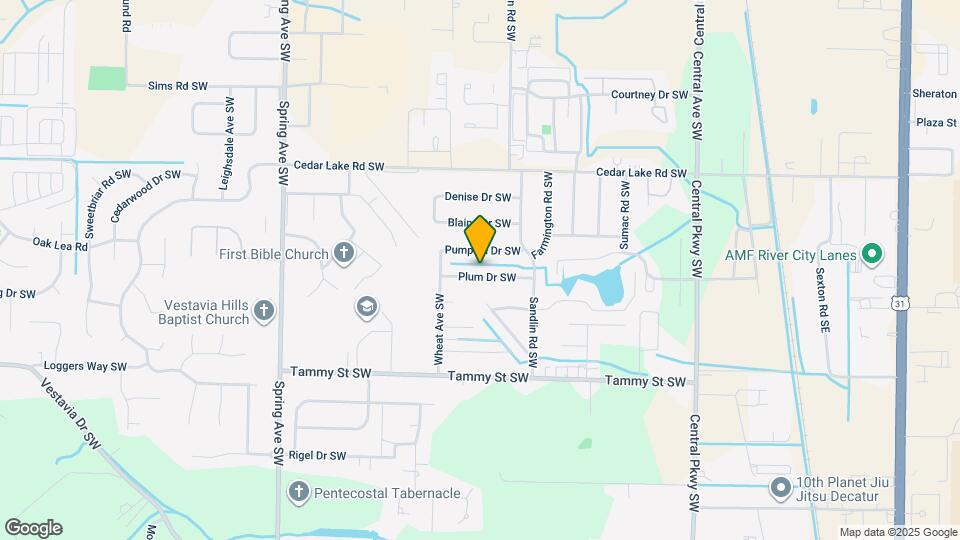 604 Plum Dr SW Map and Location Details